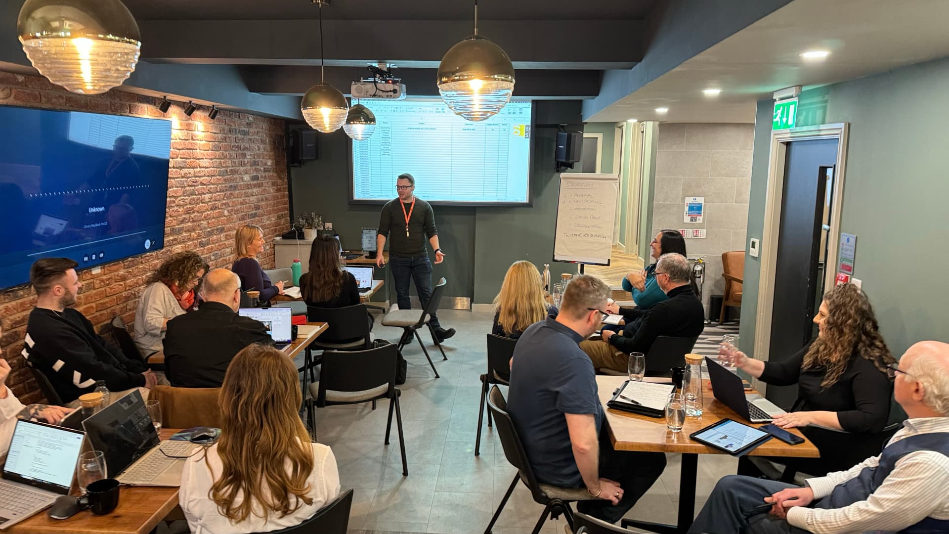 A TTBA training session with a room of business leaders