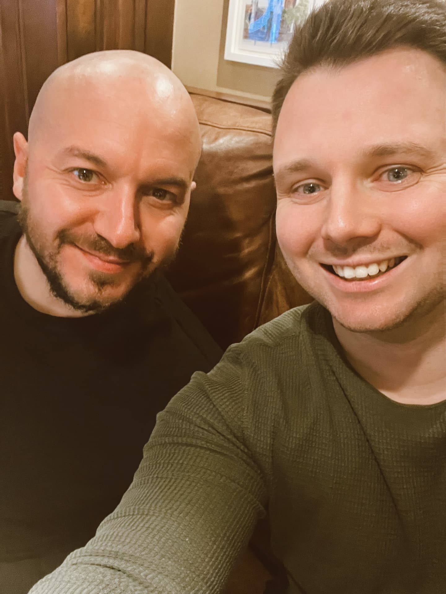 Chris Taylor with Darren Hill of POW Trading
