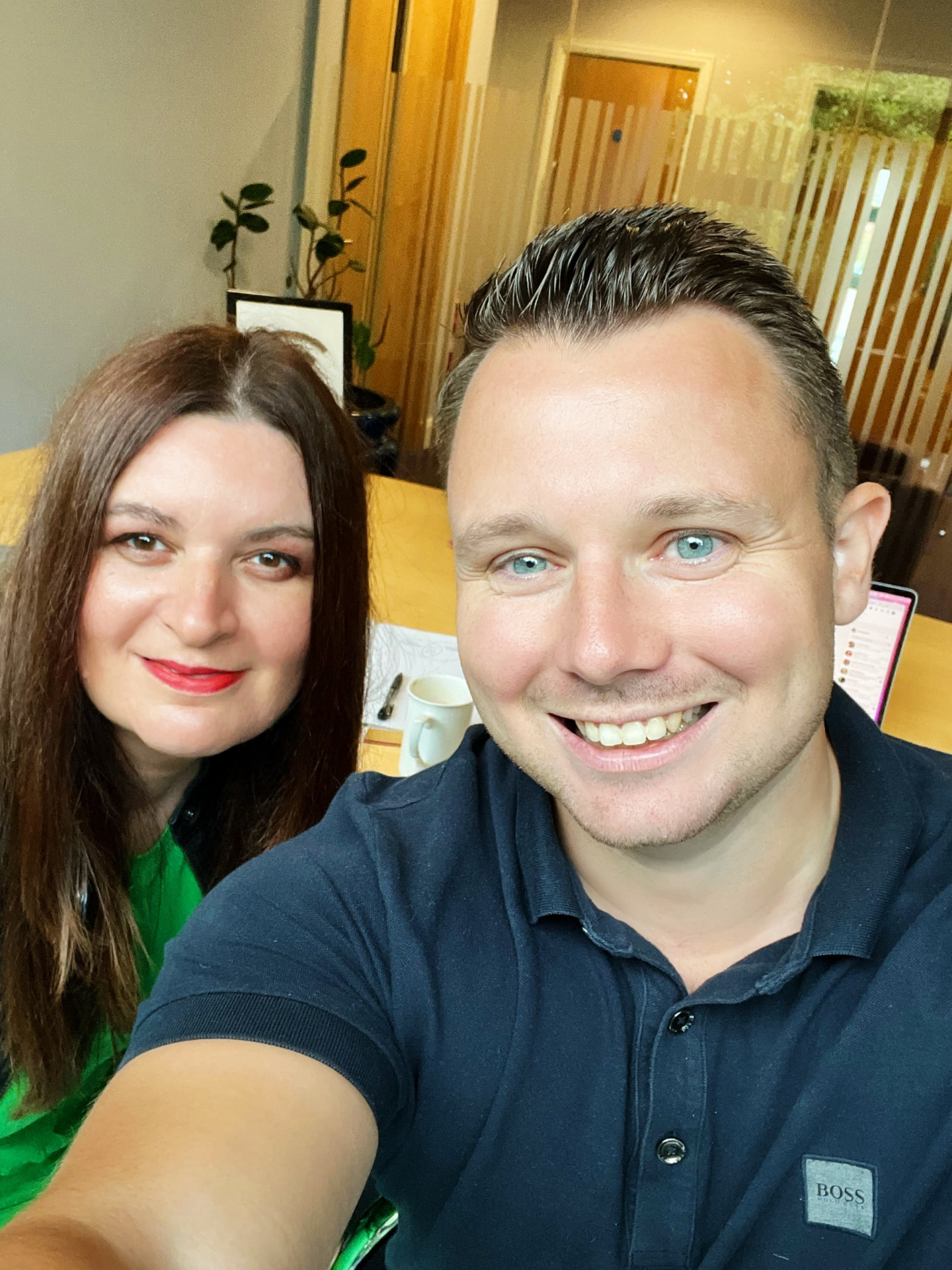 Chris Taylor with Jo Britton of Pace Development